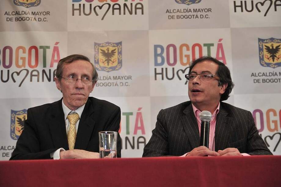 Antonio Navarro, senador, y Gustavo Petro, alcalde de Bogotá, fueron miembros del M-19. / Archivo