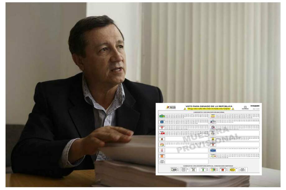 Candidatos el Centro Democrático al Congreso han pedido a la Registraduría que elimine la frase “haga una sola elección en toda esta tarjeta” del tarjetón. / Cortesía Semana