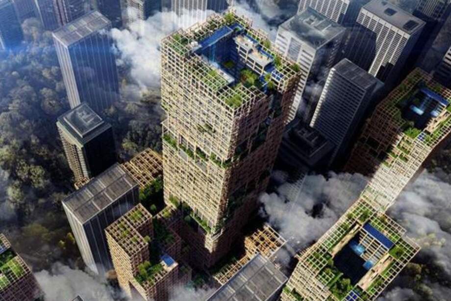 En Tokio se realizará el primer rascacielos de madera. / EFE