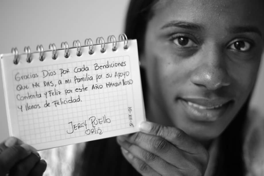 Jercy Puello, dejar el alma en la pista