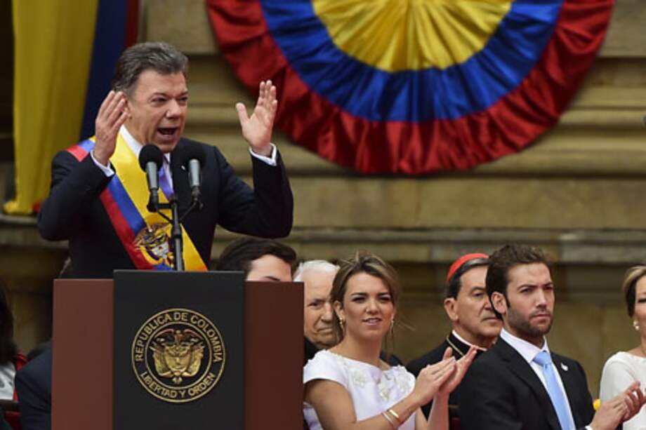 “El trabajo no es solo de este presidente, el trabajo es de todos”: Santos. / AFP