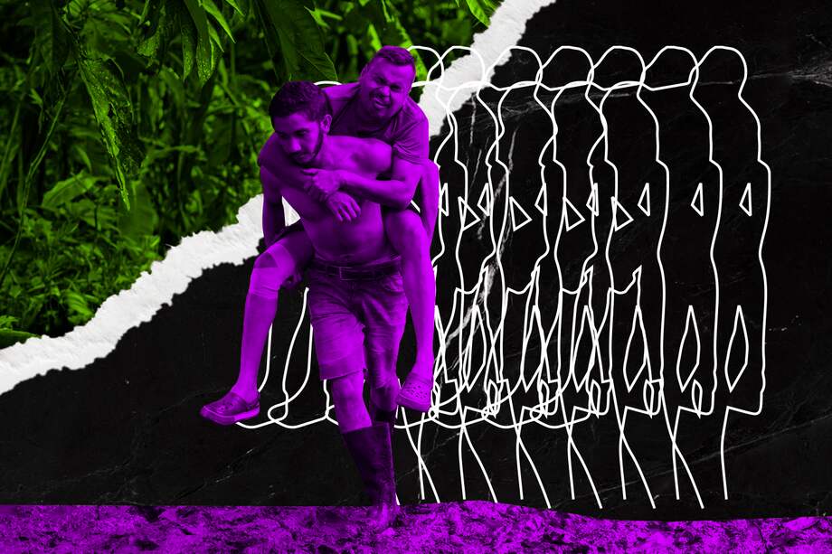 Imagen de referencia. "En el camino vimos a un chino que ya no podía más, tenía esos pies hinchadísimos, grandísimos, rotos. Estaba en la orilla del río. Mi grupo llegó y trató de ayudarlo, pero no podían con él, era muy pesado", dijo Ana.