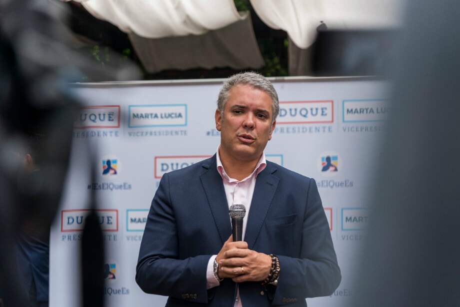 El presidente electo anunció que una de sus primeras acciones de gobierno será trabajar de la mano de la comunidad internacional para denunciar al régimen de Nicolás Maduro. / Prensa Iván Duque