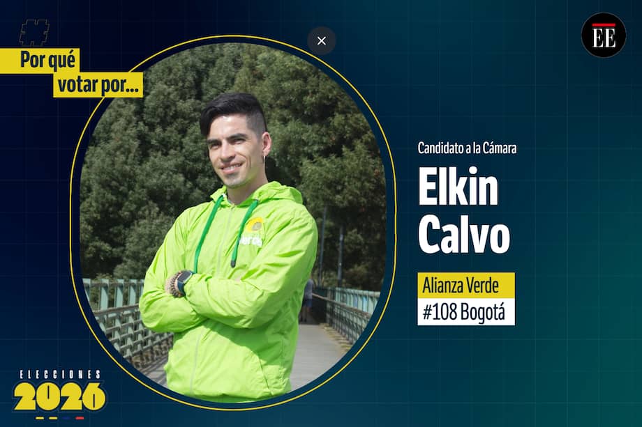 Elkin Calvo, candidato a la Cámara por Alianza Verde.