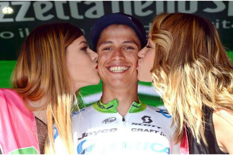 'Chavito', tercero en la general a 1.32 minutos del holandés Steven Kruijswijk. / EFE