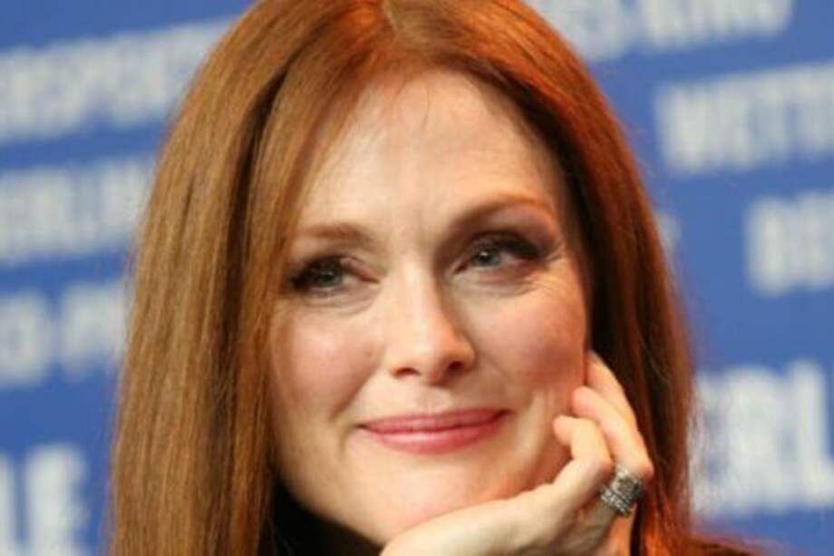 Julianne Moore, quien dijo en Cannes que cuando era niña quería ser médica, pero el cine, por una película de Robert Altman, "Three women", la atrapó. / Cortesía