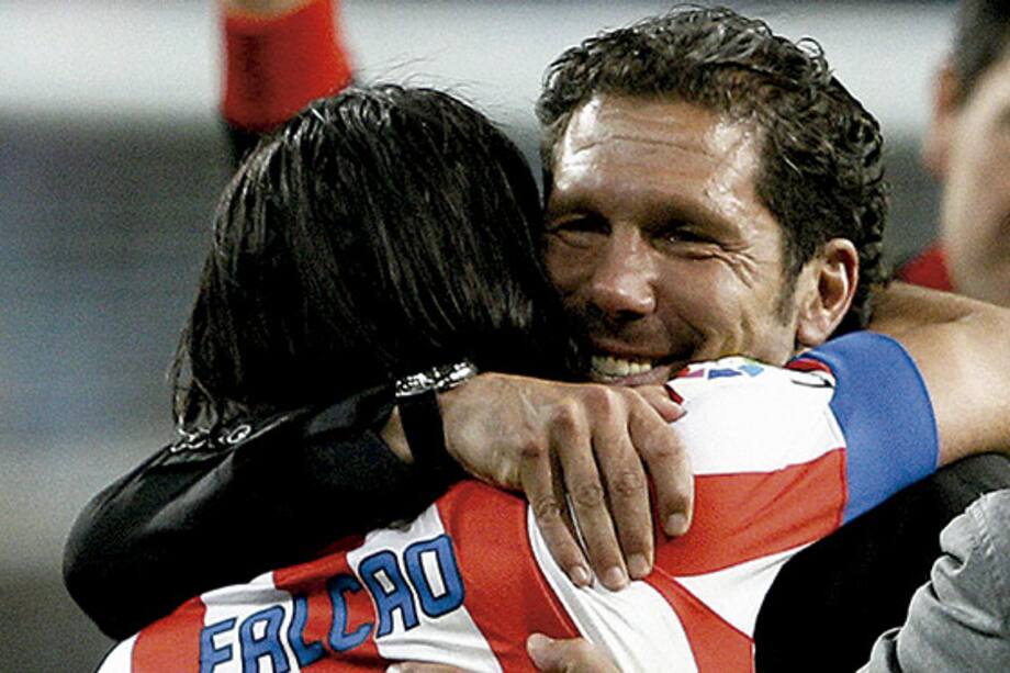 «Lo que yo observé en Falcao, un chico con muchas ganas de progresar» Diego Pablo Simeone