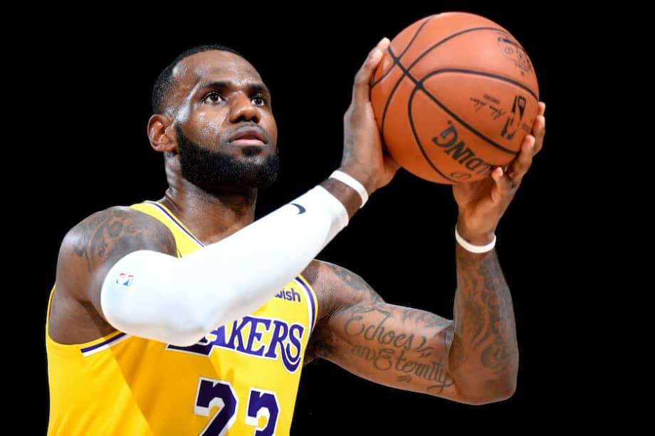 LeBron James, estrella de la NBA. / AFP