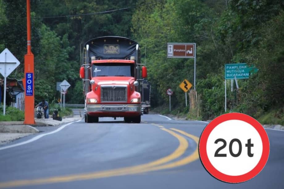 La señal 20t, identificada como SR-31, se utiliza para indicar el peso máximo total permitido en un punto específico de la vía.