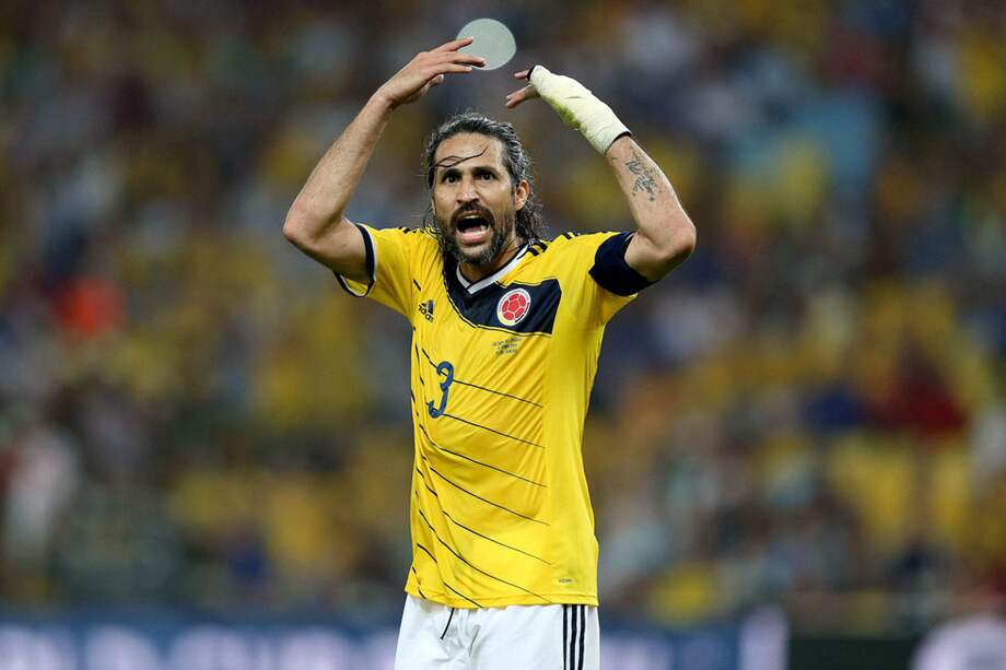 Con 38 años de edad, el capitán y referente Mario Alberto Yepes cumplió 102 partidos oficiales con la selección Colombia de mayores. / EFE