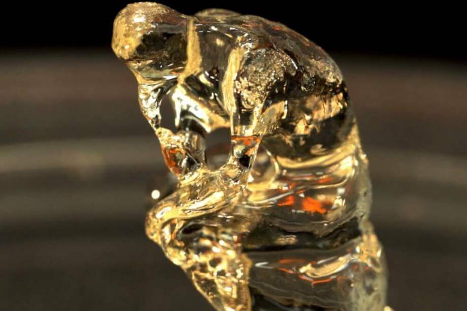 Una copia de la escultura El Pensador de Rodin elaborada por la nueva impresora 3D. / U. Berkeley