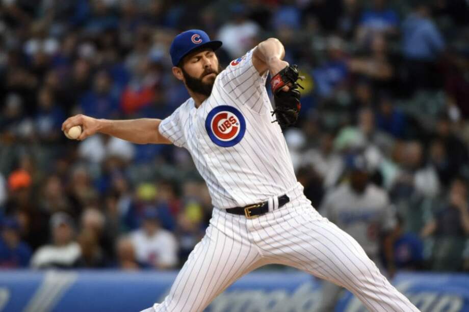 Jake Arrieta, lanzador abridor de los Cachorros de Chicago. Foto: AFP