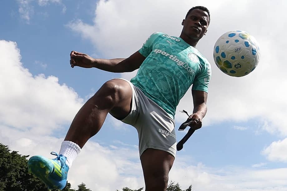 Jhon Arias llegó a Palmeiras en enero de 2026.
