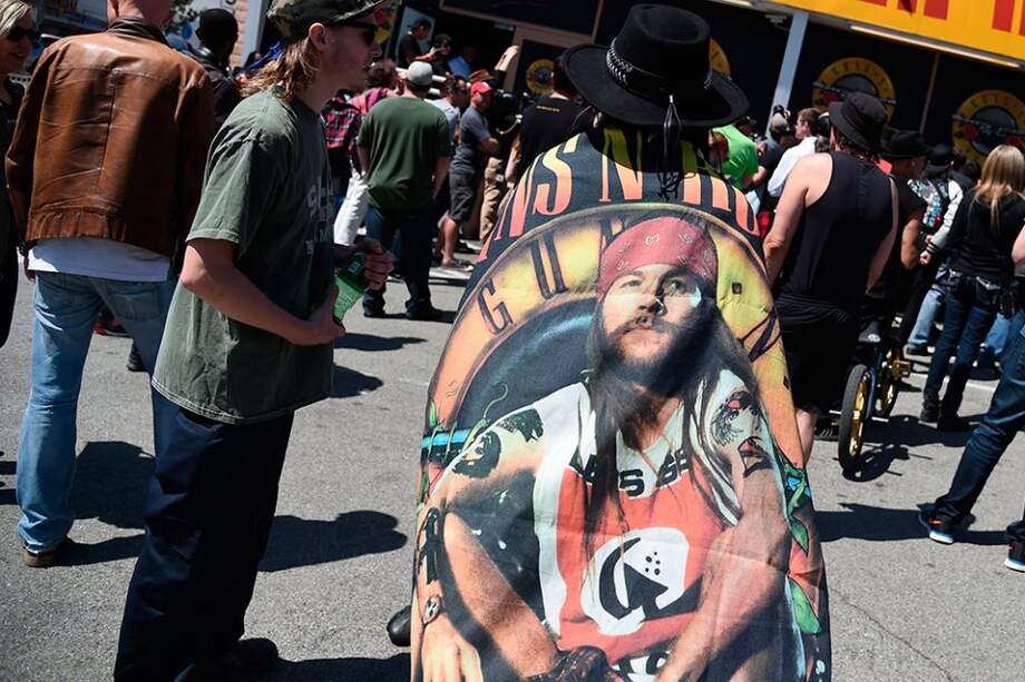 Fanáticos de Guns N' Roses. / AFP