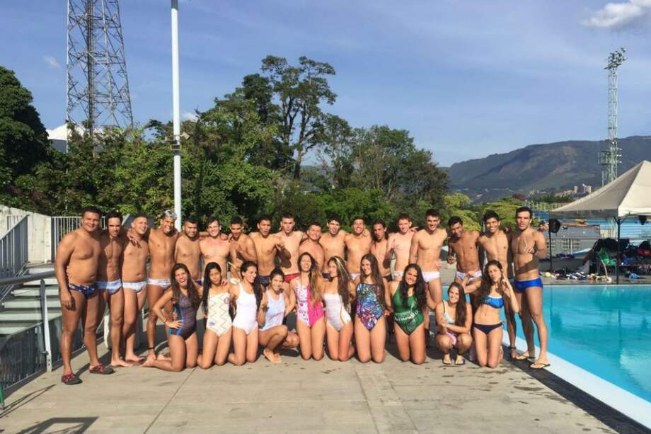 Las selecciones Colombia femenina y masculina sub 21 de rugby subacuático están conformadas por deportistas de Antioquia, Tolima, Risaralda, Meta y Bogatá. / Cortesía