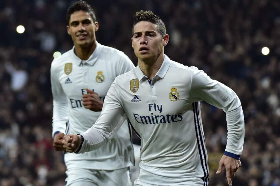 James Rodríguez, mediocampista del Real Madrid. Foto: AFP
