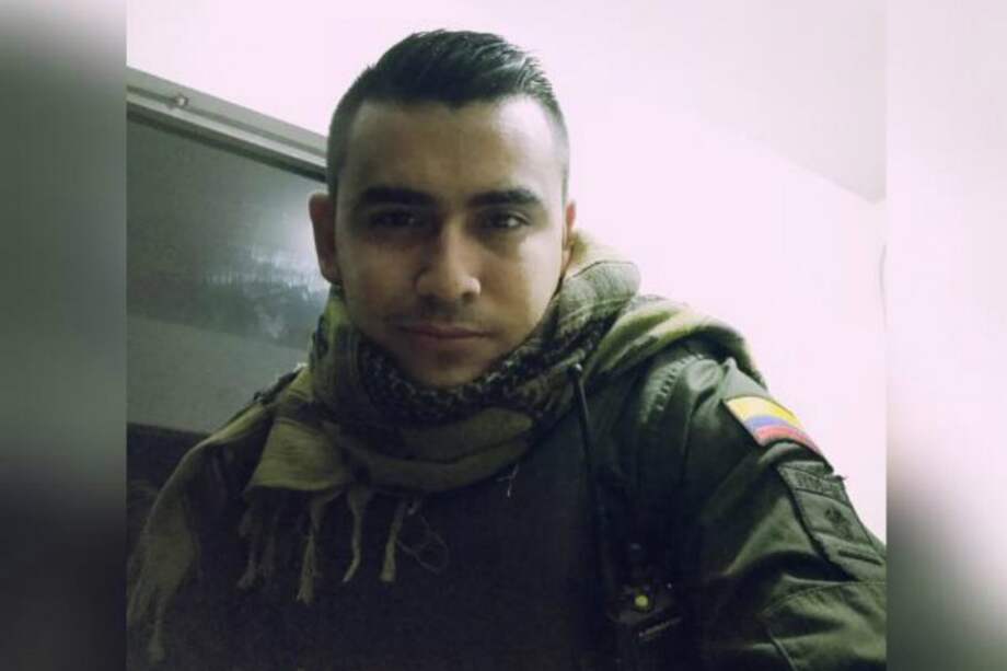 El patrullero Arley Ardila Mojica, de 26 años, murió en medio de un tiroteo en Norte de Santander./ Archivo particular
