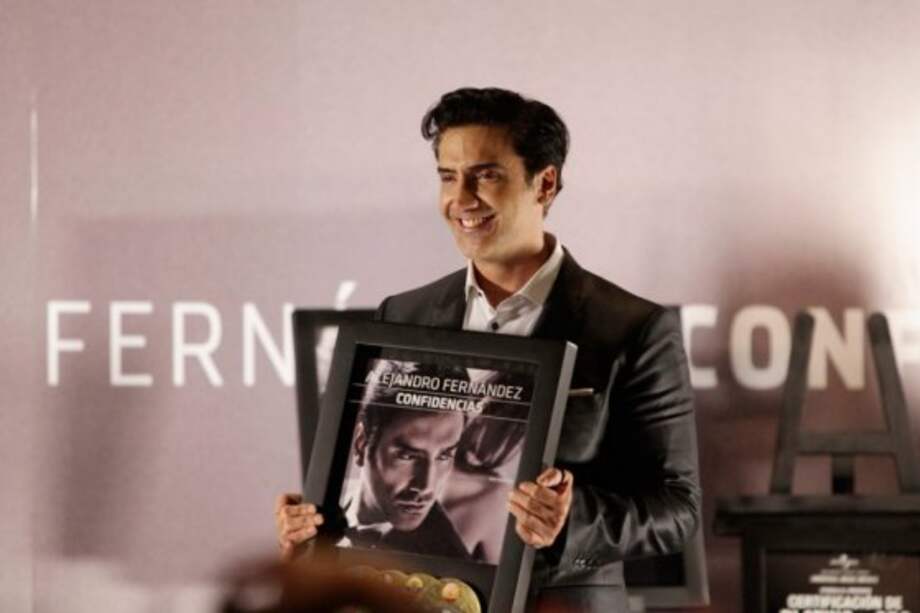 El cantante mexicano Alejandro Fernández