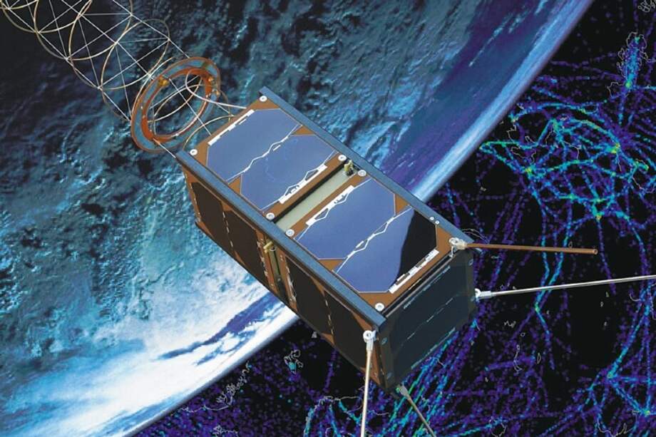 El satélite Facsat-1 fue lanzado gracias a la Agencia Espacial de la India (ISRO). / Fuerza Aérea Colombiana