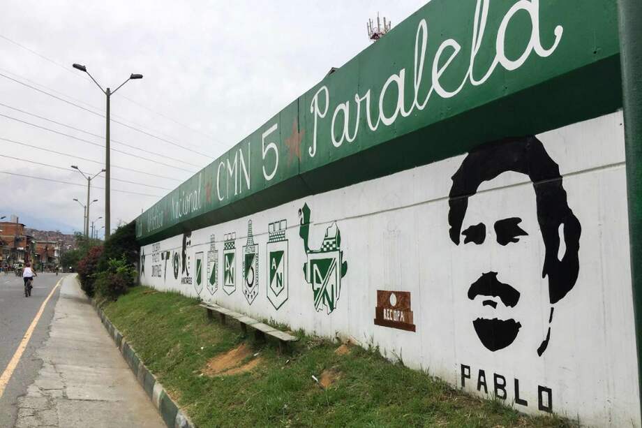 Este grafiti se encuentra en el barrio La Paralela, al norte de Medellín. / Jorge Caraballo - Cortesía Radio Ambulante
