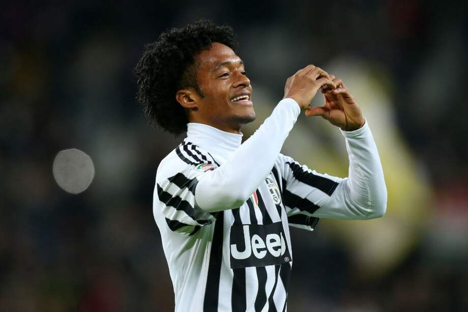 Juan Guillermo Cuadrado, volante de la Juventus de Turín. / AFP