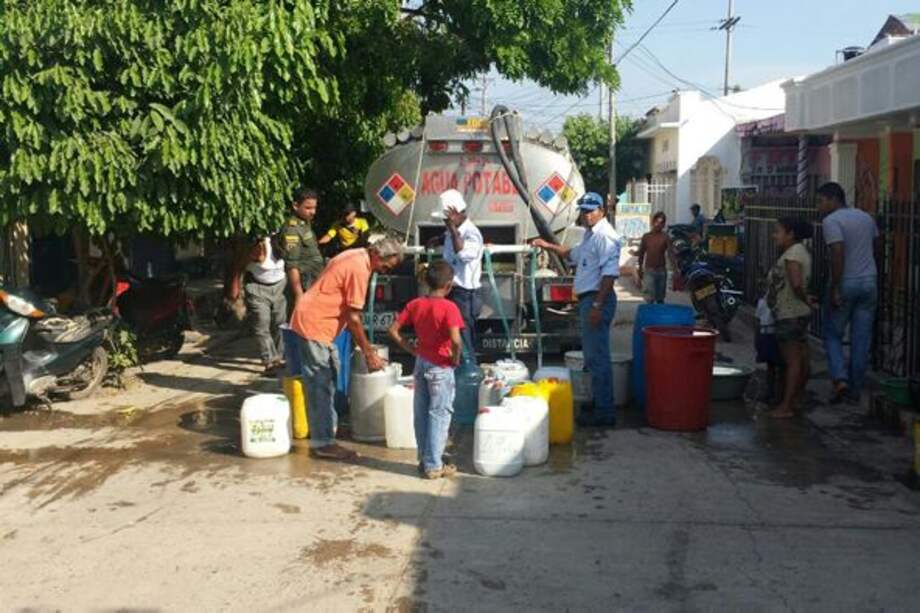 15 barrios de Magangué se encuentran sin agua
