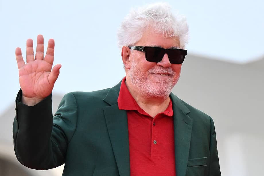-FOTODELDÍA- VENECIA (ITALIA), 03/09/2024.- El cineasta español Pedro Almodóvar a su llegada al estreno de "Queer", dentro del Festival de Cine de Venecia, este martes en la ciudad italiana. EFE/ETTORE FERRARI