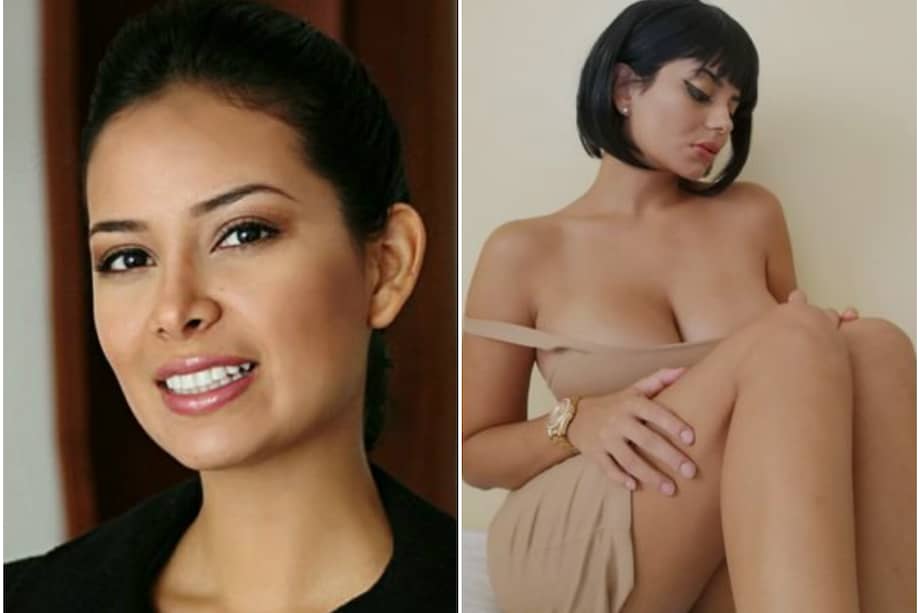 La diputada Ángela Hernández y la actriz porno Amaranta Hank. / Twitter