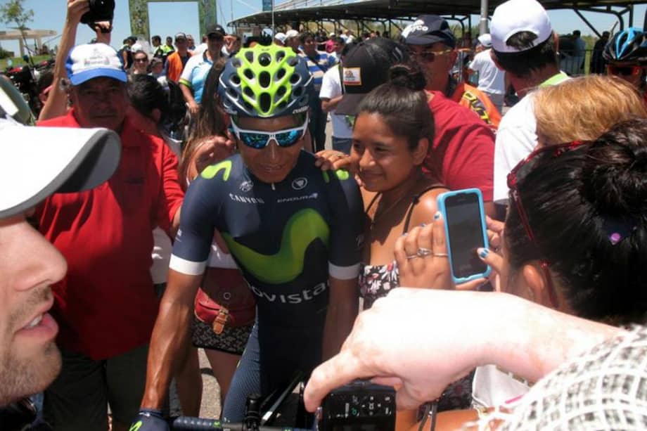 Nairo Quintana en el Tour de San Luis. / Prensa Tour de San Luis