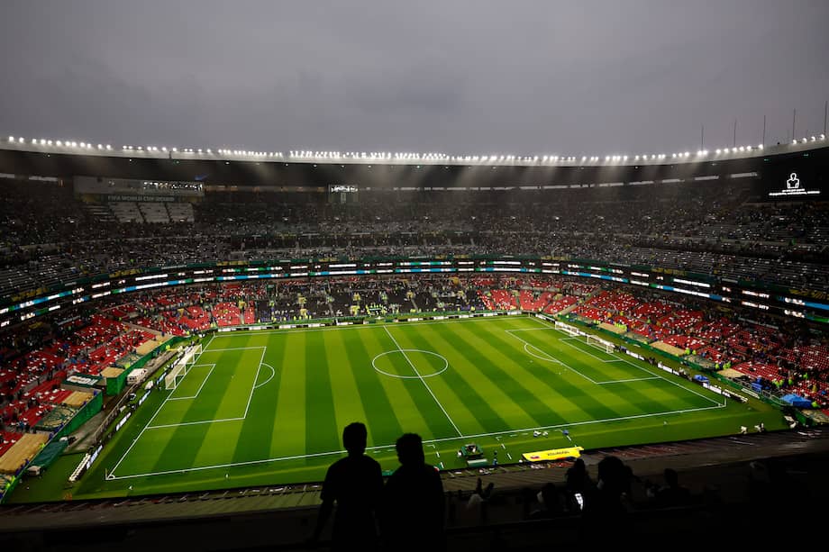 Estadio Azteca antes del partido por los 16avos de final de la Copa del Mundo 2026 entre México y Ecuador.