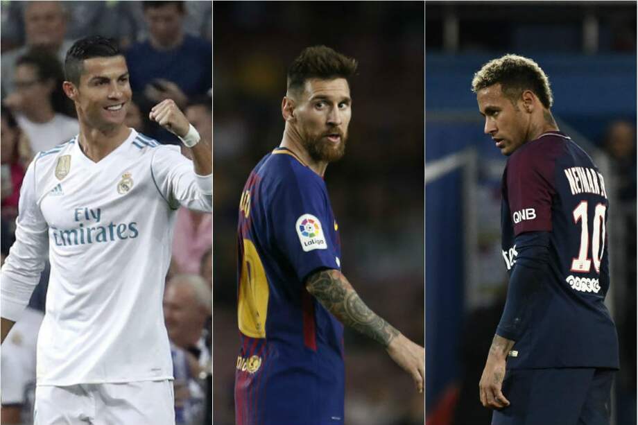 Cristiano, Messi y Neymar, los nominados a los premios The Best.