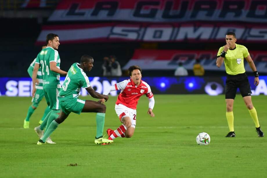 El presunto caso de xenofobia en contra de Seijas fue durante el partido entre Santa Fe y La Equidad. / Óscar Pérez - El Espectador