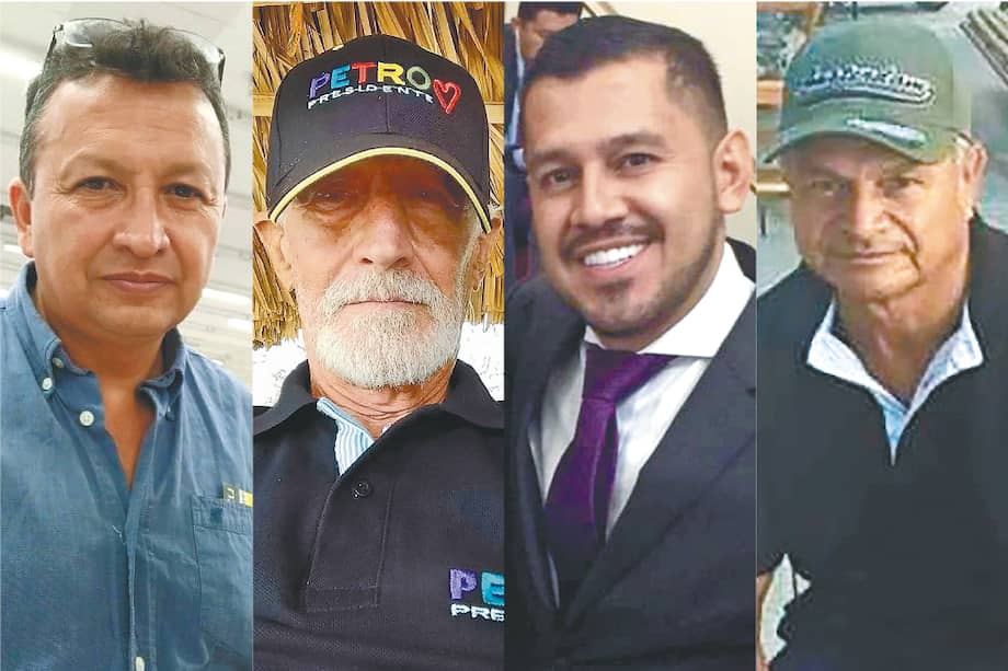 De izquierda a derecha: Gustavo Herrera, Alejandro Llinás, Ovidio Baena y Jonathan Borja / Foto: archivo particular.