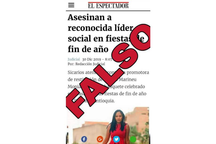 Esta es la imagen que está circulando en redes sociales de manera engañosa.