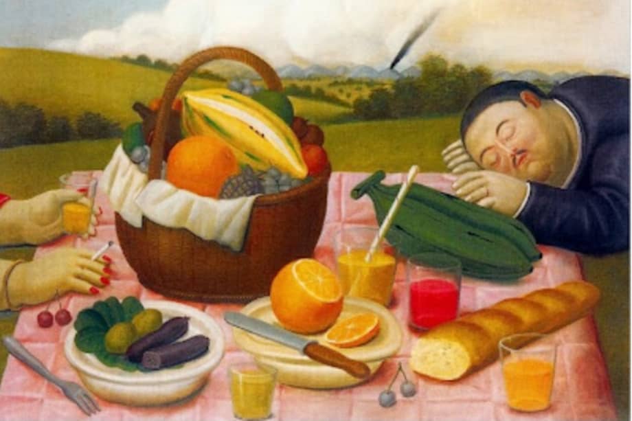 Obra artística de Fernando Botero donde se representan objetos simples, convertidos en "formas monumentales y atrayentes".