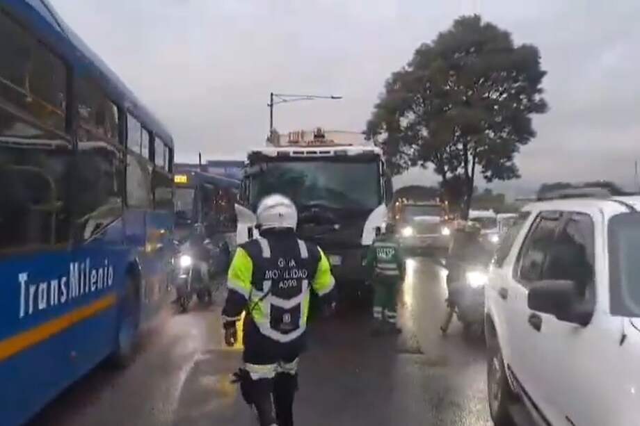 Accidente en la Av. Boyacá con carrera 69A