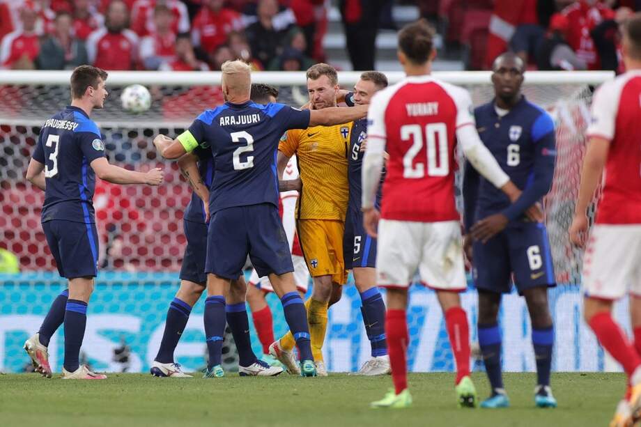 Finlandia venció 1-0 a Dinamarca.