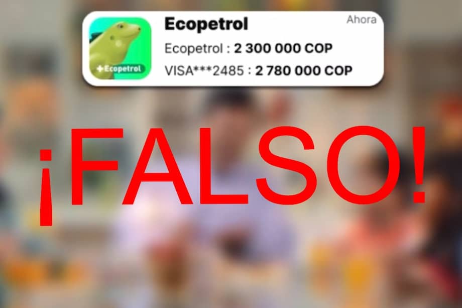 Ecopetrol hace un llamado para no caer en este tipo de engaños.