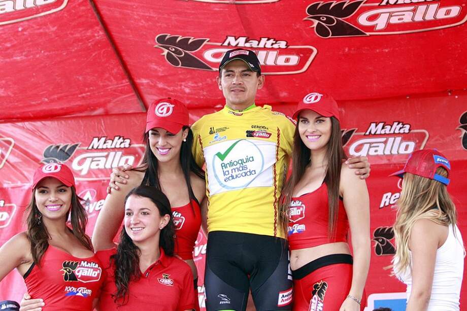 Alex Cano, líder de la Vuelta a Guatemala. Foto: Prensa Equipo Orgullo Antioqueño