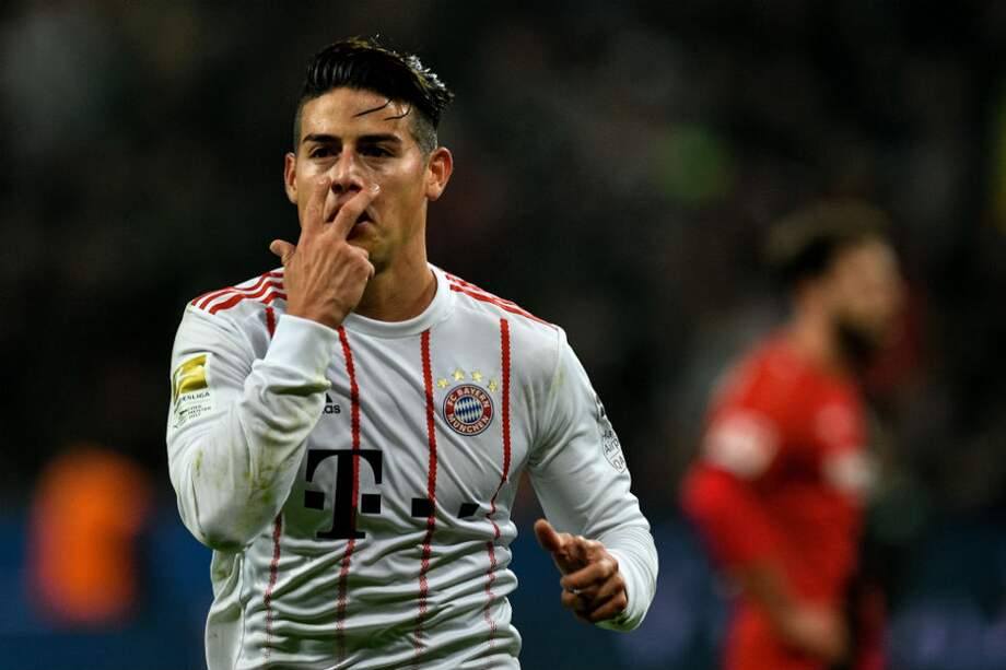 James Rodríguez, mediocampista del Bayern Múnich
/ AFP