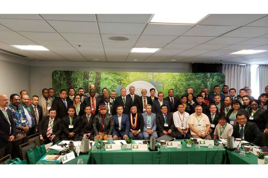 Gobernadores e indígenas de Brasil, Colombia, Ecuador, Indonesia, Costa de Marfil, México, Nigeria, Perú, España y Estados Unidos hacen parte del acuerdo.
/ Governors’ Climate and Forests Task Force