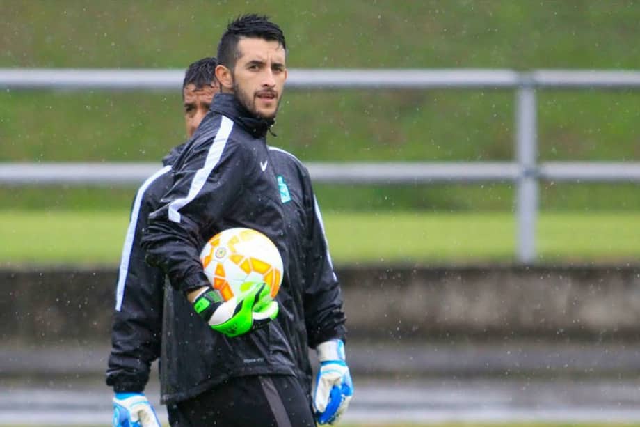 Camilo Vargas, guardameta de Argentino Juniors. Foto: Nacional Oficial