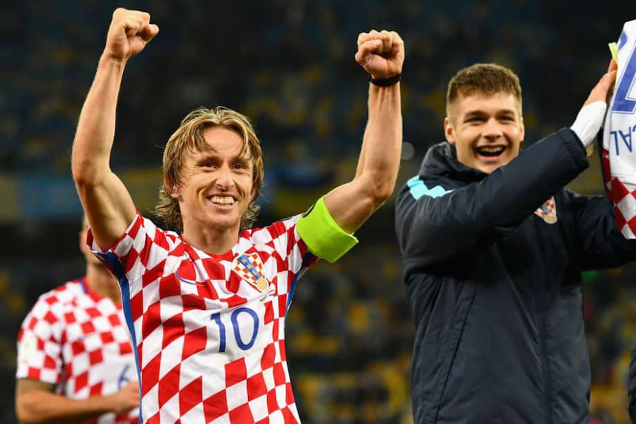 Luka Modric, mediocampista de la selección de Croacia. / AFP