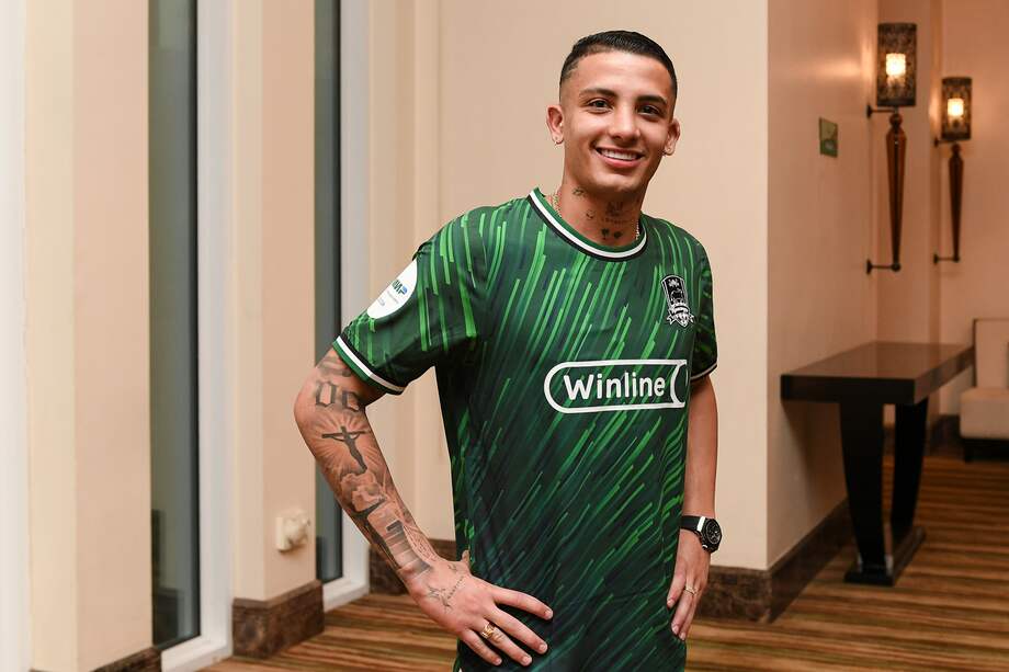 Kevin Castaño, nuevo jugador de Krasnodar. Fue presentado este domingo.