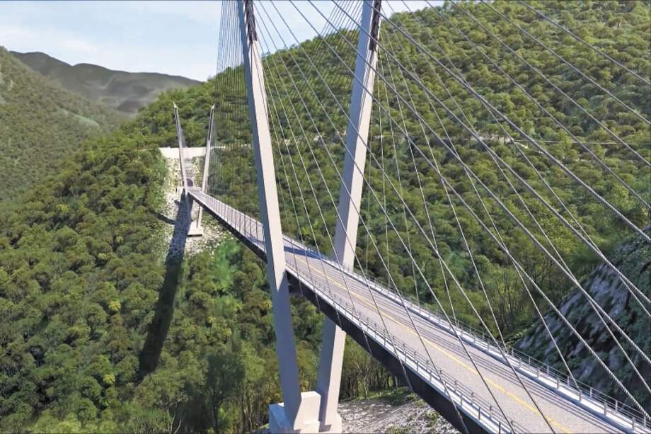 Render del nuevo diseño previo del puente Chirajara. / Cortesía - Eiffage