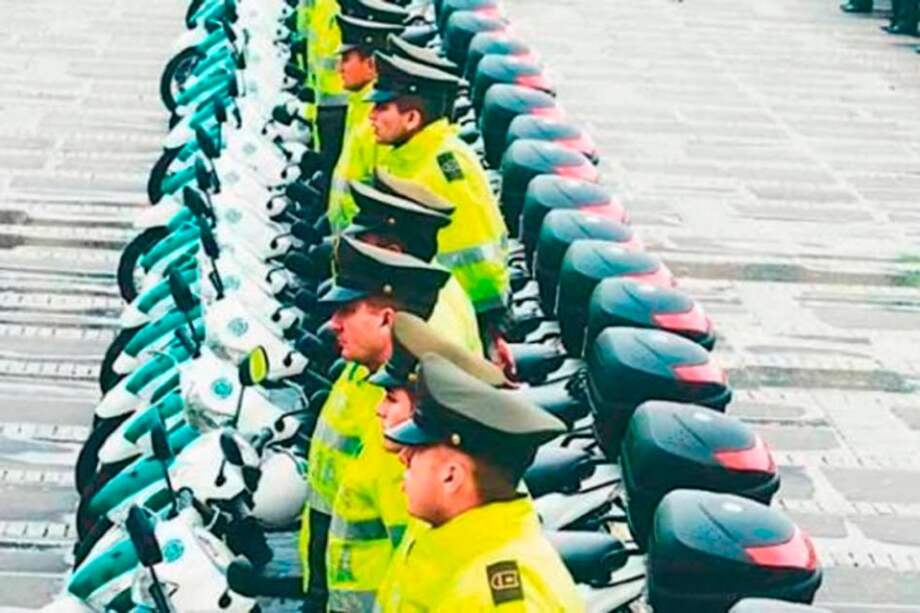 Distrito adquirió 166 motos más para la Policía de Bogotá
