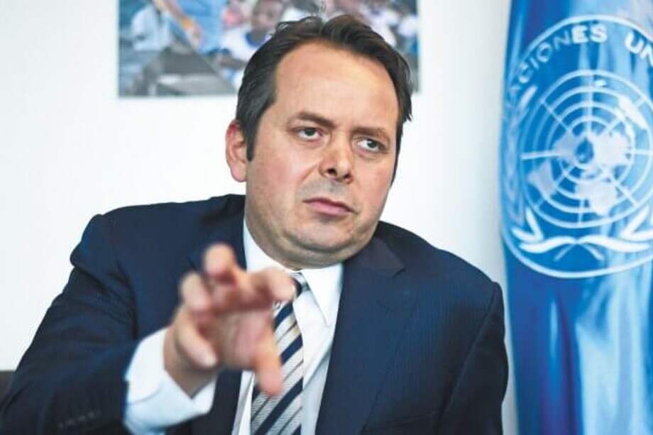El mexicano Carlos Ruiz Massieu, jefe de la Misión de verificación de la ONU en Colombia. / Gustavo Torrijos