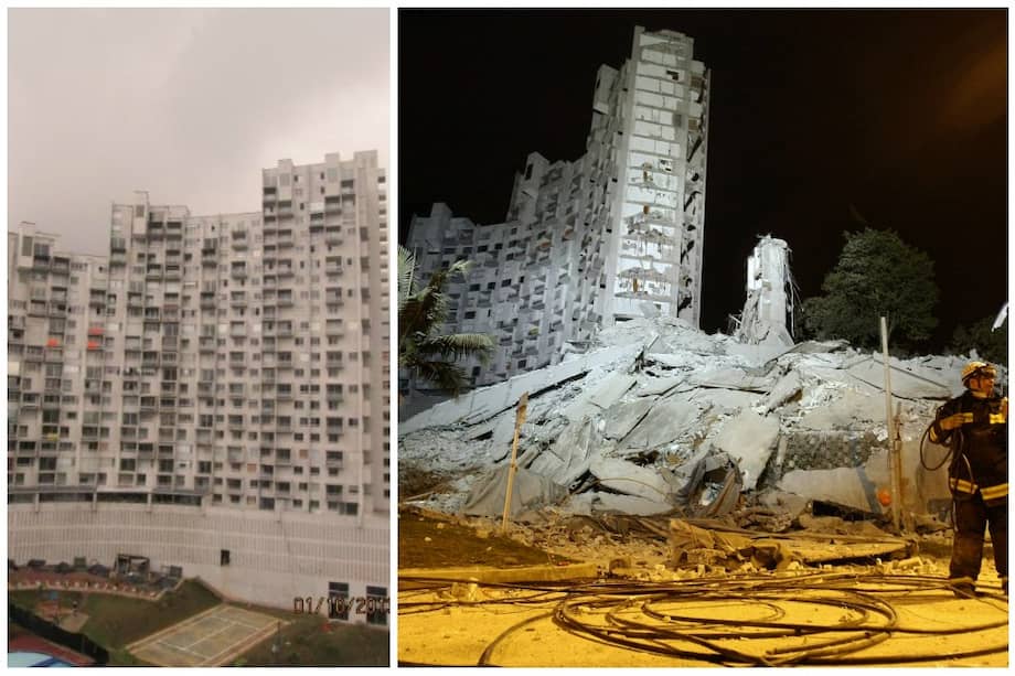 Algunos describieron la escena como la caída de las Torres Gemelas de Nueva York: una polvareda nunca antes vista. /EFE