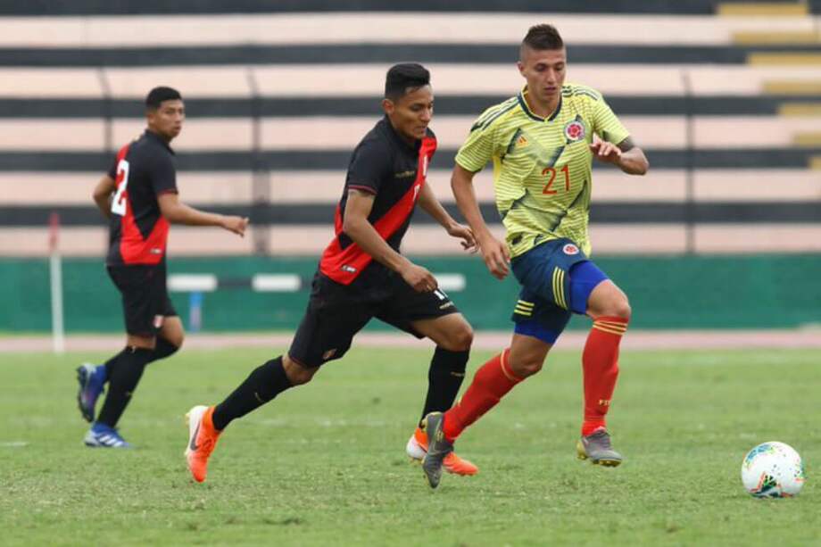 Juan Pablo Ramírez anotó el segundo gol en la victoria colombiana. / @FCFSeleccionCol