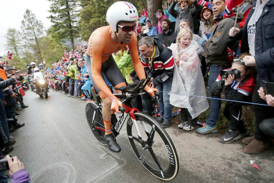 Dumoulin fue campeón mundial de contrarreloj en 2017. EFE